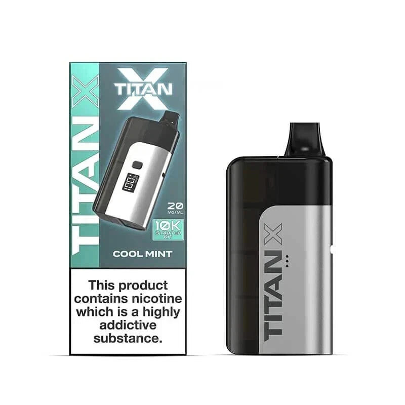 ⚡ Titan X Prefilled Pod Vape Kit – 10,000 Puffs ⚡ 🔥 Powerful • Refillable • Legal in UK 🔥 🔋 Rechargeable | 🧃 20mg Nic Salt | ♻️ Replaceable Pods | ✅ TPD Compliant