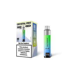 Crystal Pro CP 10K Vape Kit – 10,000 Puffs | 20mg Nic Salt | Refillable & Rechargeable Pod Device