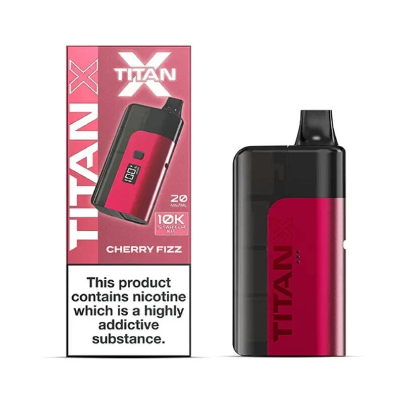 ⚡ Titan X Prefilled Pod Vape Kit – 10,000 Puffs ⚡ 🔥 Powerful • Refillable • Legal in UK 🔥 🔋 Rechargeable | 🧃 20mg Nic Salt | ♻️ Replaceable Pods | ✅ TPD Compliant