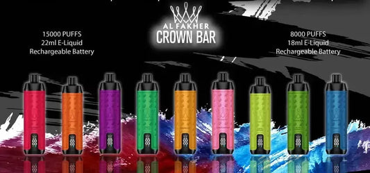 Al Fakher Hypermax Crown Bar 15K Disposable Vape | 15000 Puffs TPD Compliant UK