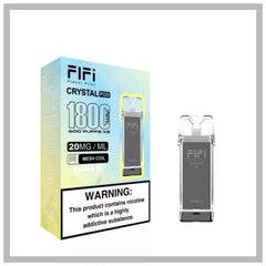 FLFI Crystal Pro Prefilled Pods – 600 Puffs Each, 1800 Total – Pack of 3