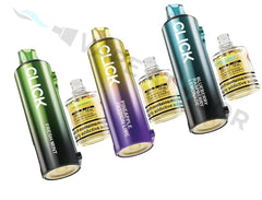 PYNE Pod Click 50K 50000 Puffs Vape Kit Rechargeable, Reusable & Prefilled Pods