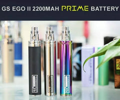 2x Pack of GS EGO 2200mAh Prime Battery Packs with Micro USB Charger (Authentic)