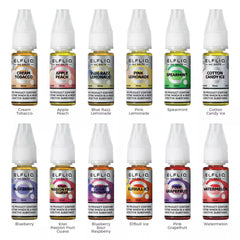 🧪 Elf Bar ELFLIQ Nic Salt E-Liquids – 10ml | 10mg / 20mg | 2% Nic Salt | 50/50 VG/PG | Authentic Elf Bar Flavours