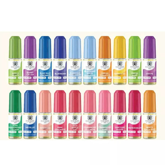 10x Bar Juice 5000 2% Nic Salt Pre-filled E-liquid 10ml ,20ml & Fast Dispatch