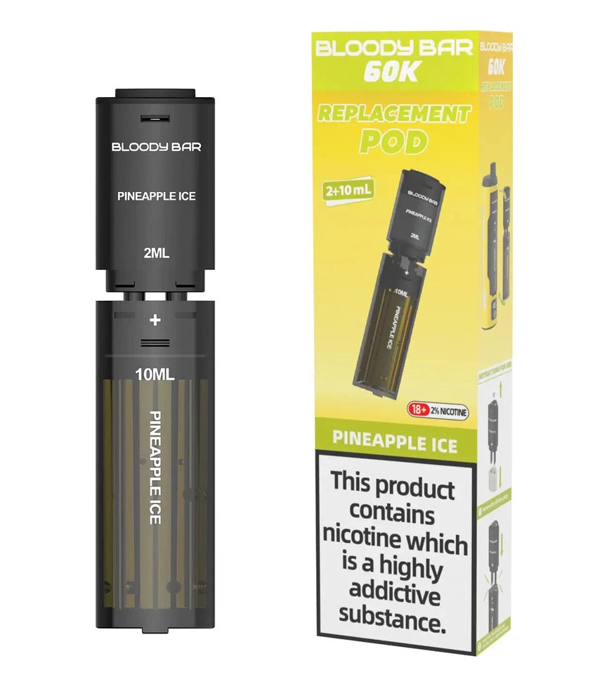 Bloody Bar 60K 4-in-1 Prefilled Pod Kit | Rechargeable & Refillable Vape Kit