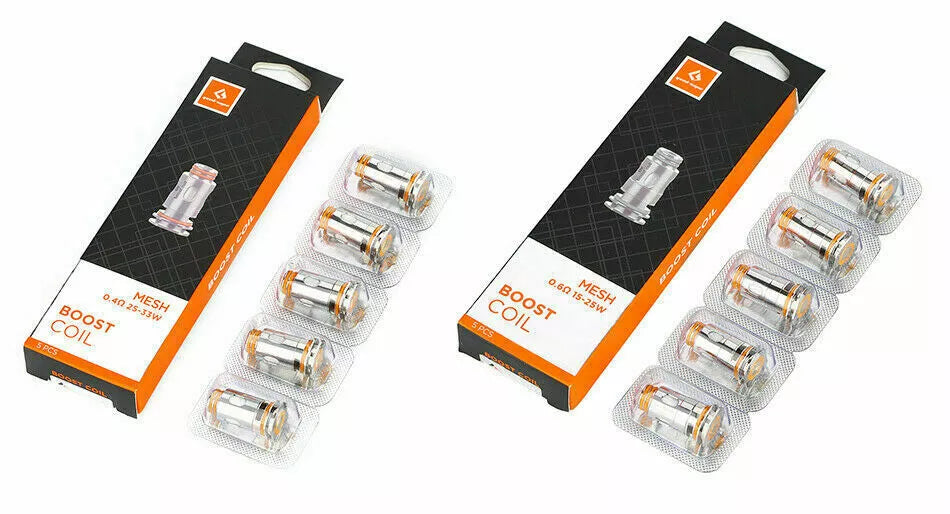 Boost Coils Geek-Vape Aegis Kit 5 x Mesh 0.4-Ω or 0.6-Ω Replacement Head Coils