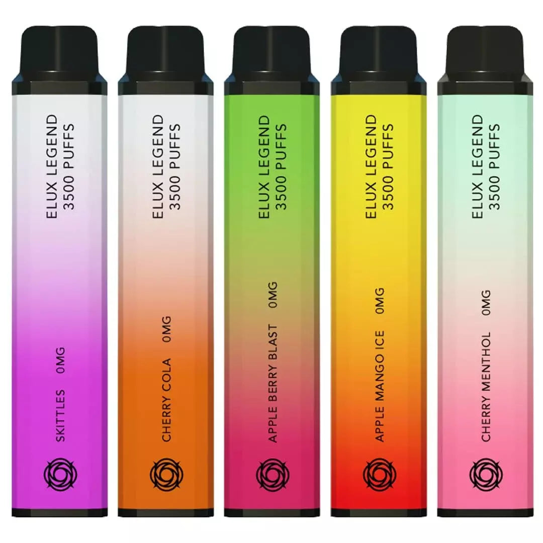 🚭 ELUX LEGEND 3500 Puffs Disposable Vape Pen – 0mg Nicotine | ZERO Nic | Authentic with Scratch Code Verification 🔒