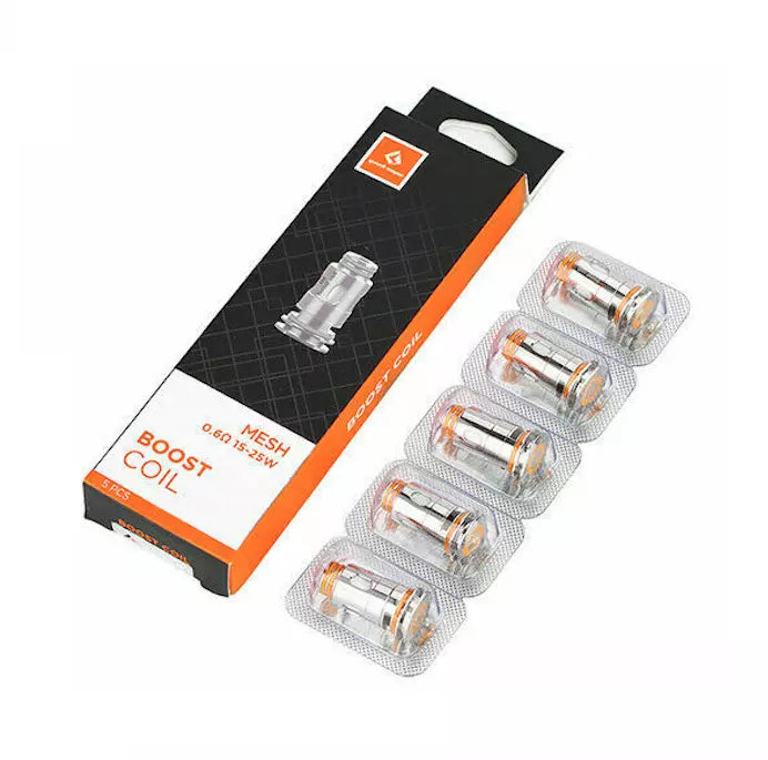 Boost Coils Geek-Vape Aegis Kit 5 x Mesh 0.4-Ω or 0.6-Ω Replacement Head Coils