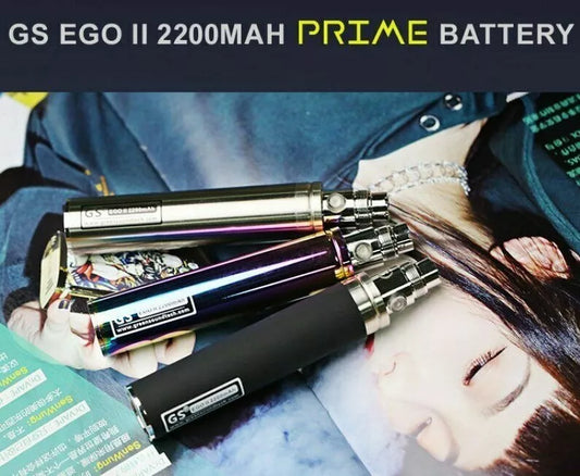 2x Pack of GS EGO 2200mAh Prime Battery Packs with Micro USB Charger (Authentic)