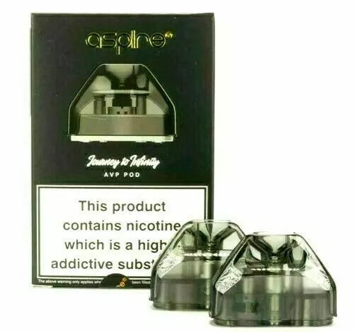 ✅ ASPIRE AVP AIO Kit Replacement Pods – Pack of 2 | Refillable | 100% Authentic | UK Seller