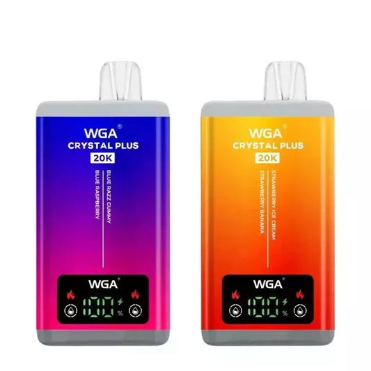 WGA 20,000 1500mAh Puff Disposable Vape Pen ZERO NIC 0MG 2ML BLOODY 20000 UK