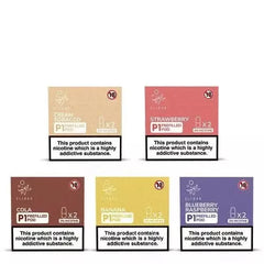 100% genuine Elf Bar Mate 500 P1 Pre-filled Pods 2% nic salt Vape e-Liquid