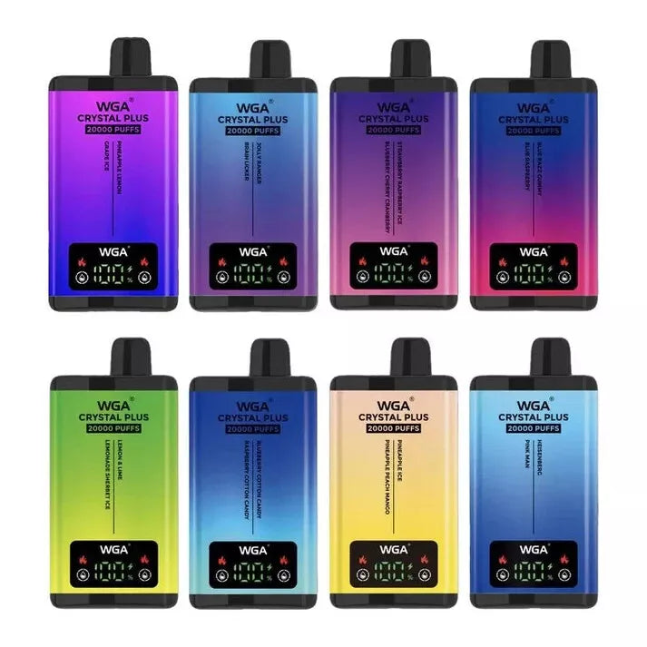 WGA Zero Nicotine 20000 Puff Disposable Vape – Rechargeable Device